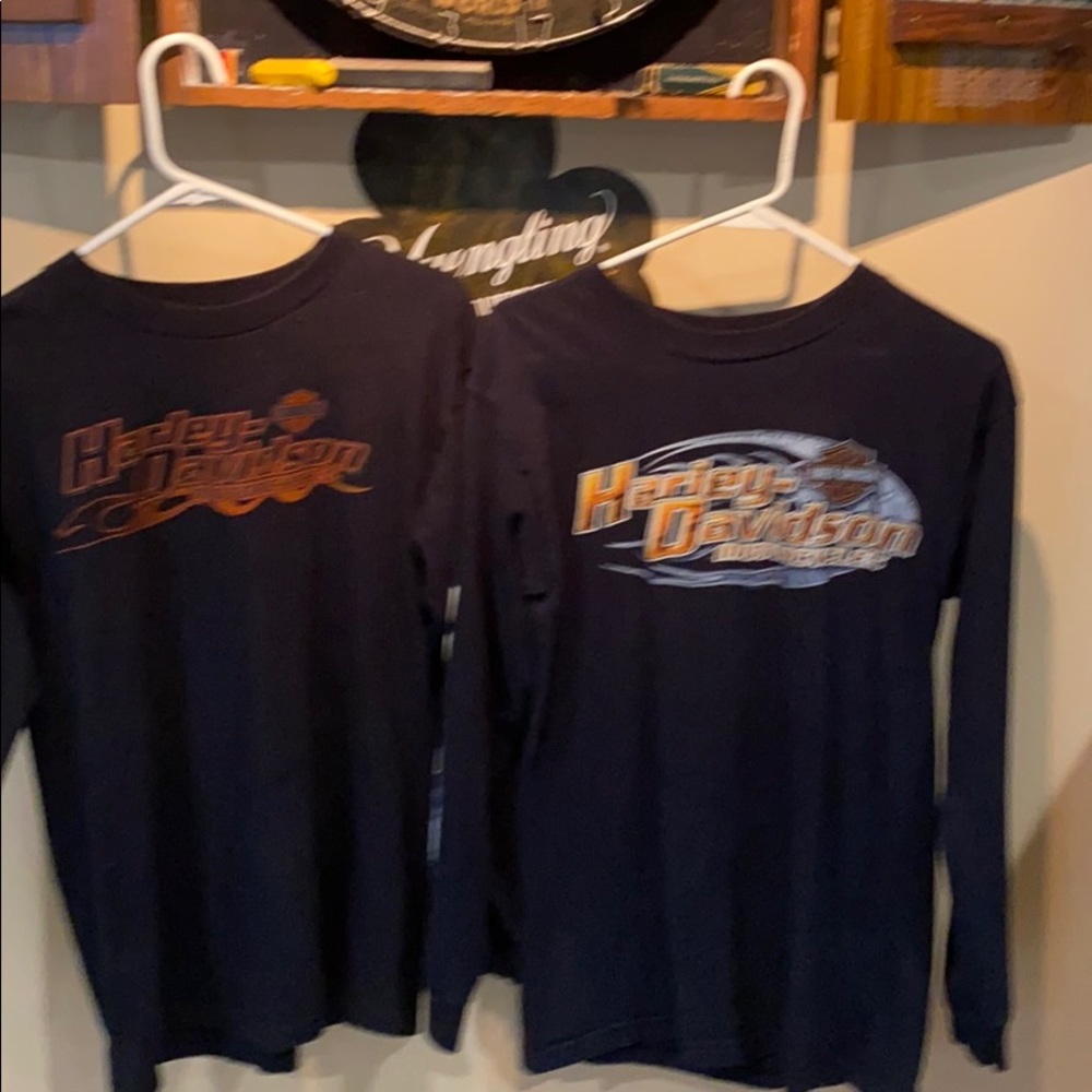 Long sleeve Harley-Davidson shirts
